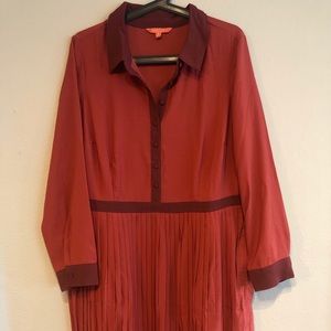 Long sleeve shirt dress